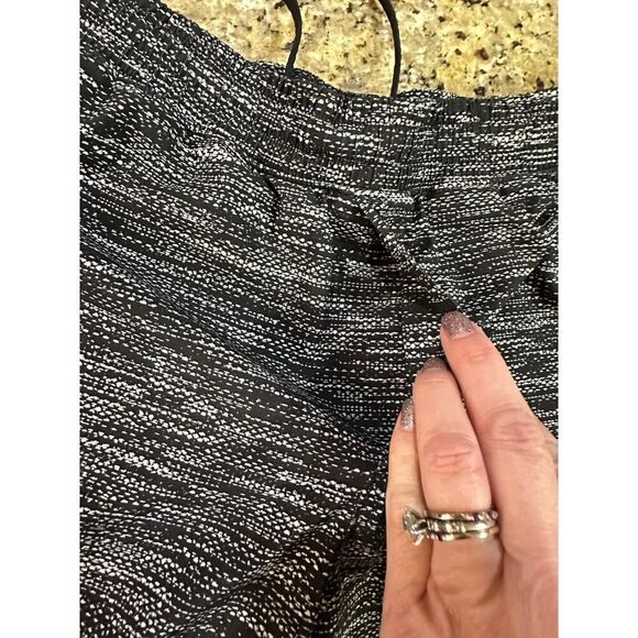 Lululemon Men Medium 9” Pace Breaker Unlined Jacquard Black White Running Shorts - Picture 4 of 15